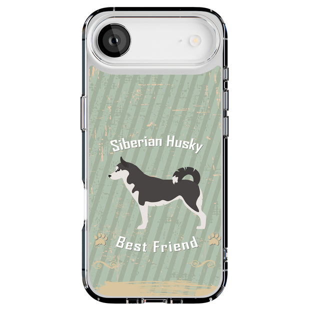 Husky Dog Tough Cases For Apple iPhone (17, 16, 15, 14, 13, 12, 11, X, SE, 8, 7/ Air, Plus, Pro, Max, Mini, XR, XS), Print in USA