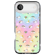 Rainbow Unicorn Tough Cases For Apple iPhone (17, 16, 15, 14, 13, 12, 11, X, SE, 8, 7/ Air, Plus, Pro, Max, Mini, XR, XS), Print in USA