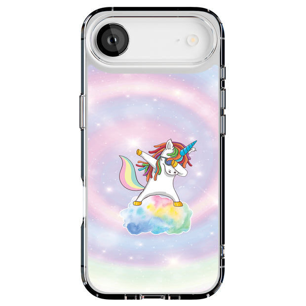 Unicorn Dabbing Tough Cases For Apple iPhone (17, 16, 15, 14, 13, 12, 11, X, SE, 8, 7/ Air, Plus, Pro, Max, Mini, XR, XS), Print in USA
