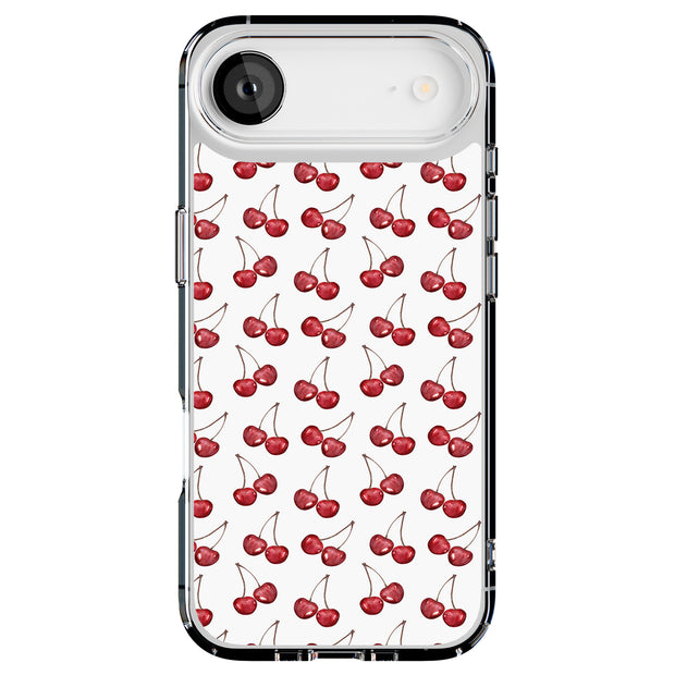 Cherries Tough Cases For Apple iPhone (17, 16, 15, 14, 13, 12, 11, X, SE, 8, 7/ Air, Plus, Pro, Max, Mini, XR, XS), Print in USA