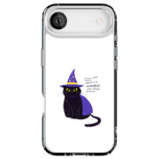 Witch Cat Tough Cases For Apple iPhone (17, 16, 15, 14, 13, 12, 11, X, SE, 8, 7/ Air, Plus, Pro, Max, Mini, XR, XS), Print in USA