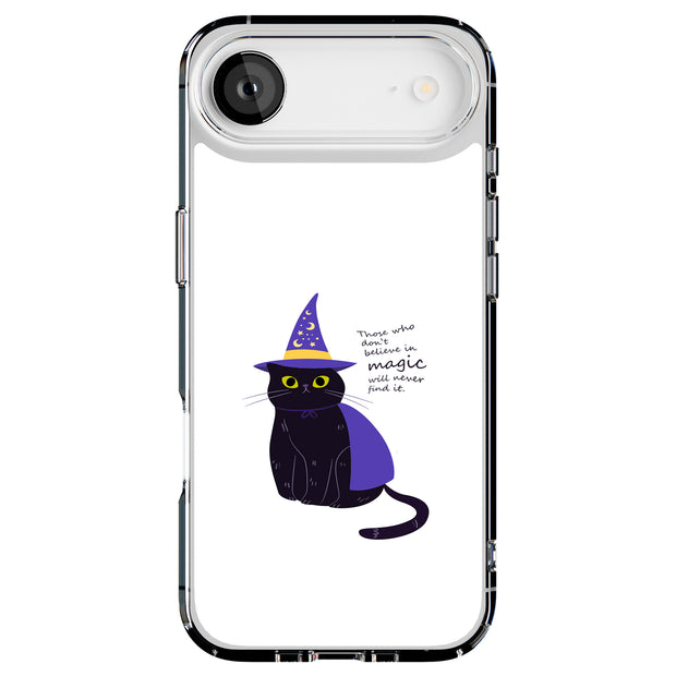 Witch Cat Tough Cases For Apple iPhone (17, 16, 15, 14, 13, 12, 11, X, SE, 8, 7/ Air, Plus, Pro, Max, Mini, XR, XS), Print in USA