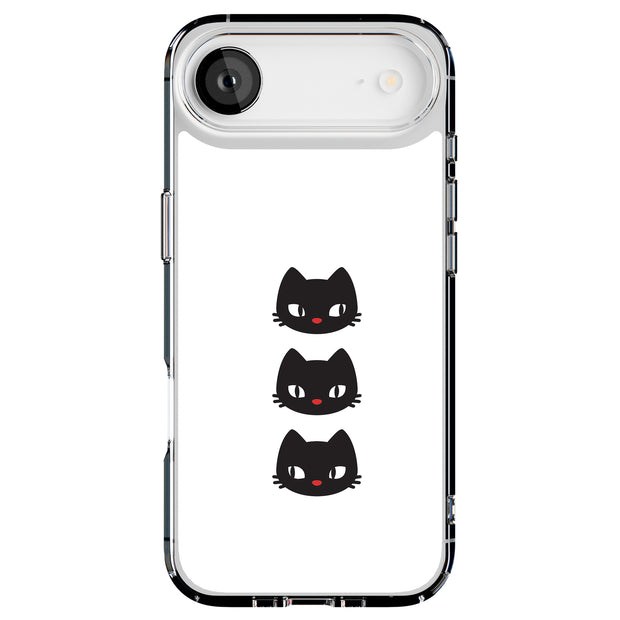 Black Cat Tough Cases For Apple iPhone (17, 16, 15, 14, 13, 12, 11, X, SE, 8, 7/ Air, Plus, Pro, Max, Mini, XR, XS), Print in USA