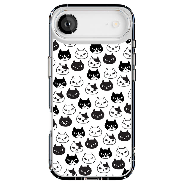 Cute Kitten Tough Cases For Apple iPhone (17, 16, 15, 14, 13, 12, 11, X, SE, 8, 7/ Air, Plus, Pro, Max, Mini, XR, XS), Print in USA