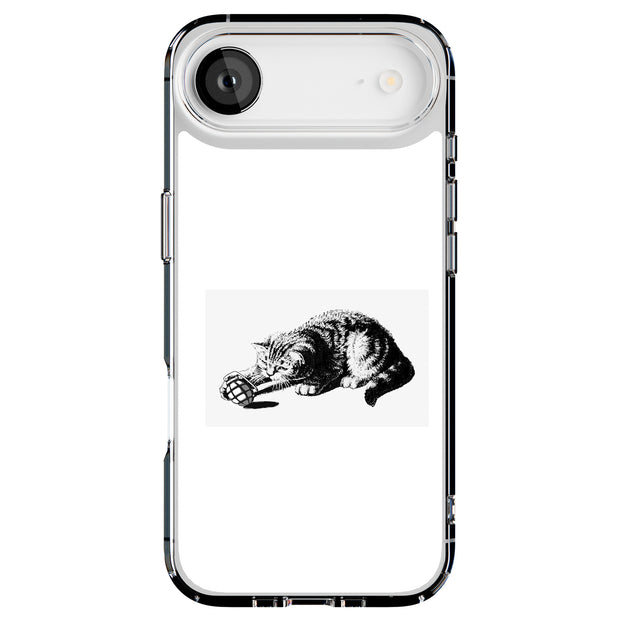 Cat Grenade Tough Cases For Apple iPhone (17, 16, 15, 14, 13, 12, 11, X, SE, 8, 7/ Air, Plus, Pro, Max, Mini, XR, XS), Print in USA