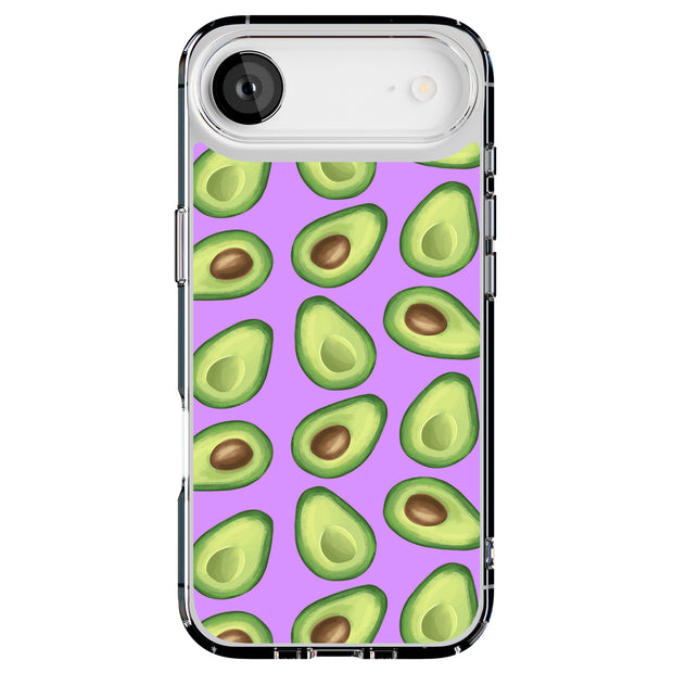 Green Avocado Tough Cases For Apple iPhone (17, 16, 15, 14, 13, 12, 11, X, SE, 8, 7/ Air, Plus, Pro, Max, Mini, XR, XS), Print in USA