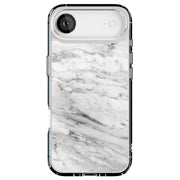 Blk Wht Marble Tough Cases For Apple iPhone (17, 16, 15, 14, 13, 12, 11, X, SE, 8, 7/ Air, Plus, Pro, Max, Mini, XR, XS), Print in USA