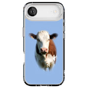 Animal Cow Tough Cases For Apple iPhone (17, 16, 15, 14, 13, 12, 11, X, SE, 8, 7/ Air, Plus, Pro, Max, Mini, XR, XS), Print in USA