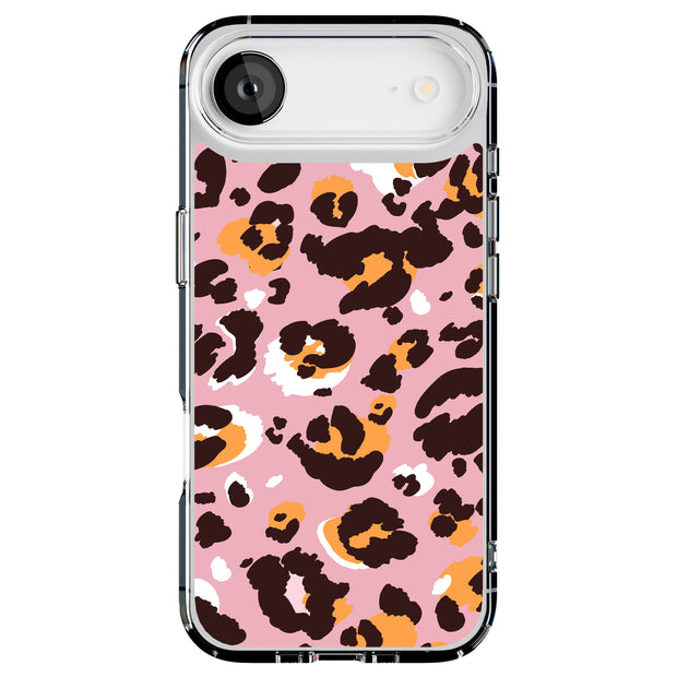 Pink Leopard 2 Tough Cases For Apple iPhone (17, 16, 15, 14, 13, 12, 11, X, SE, 8, 7/ Air, Plus, Pro, Max, Mini, XR, XS), Print in USA
