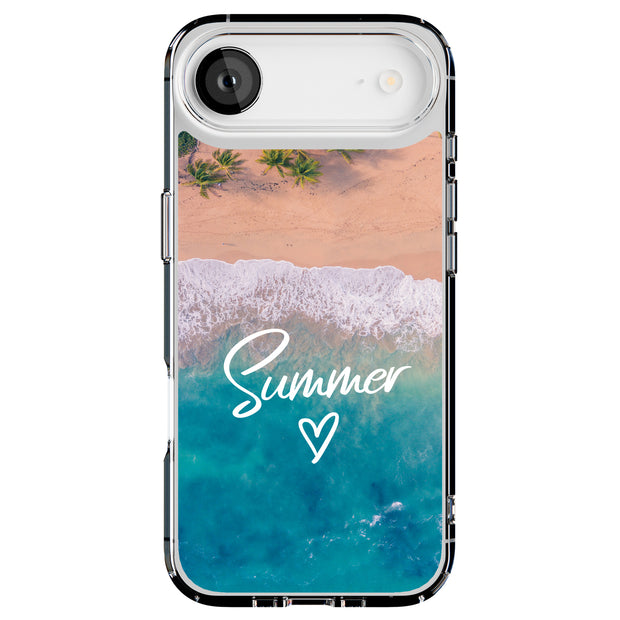 Summer Beach Tough Cases For Apple iPhone (17, 16, 15, 14, 13, 12, 11, X, SE, 8, 7/ Air, Plus, Pro, Max, Mini, XR, XS), Print in USA