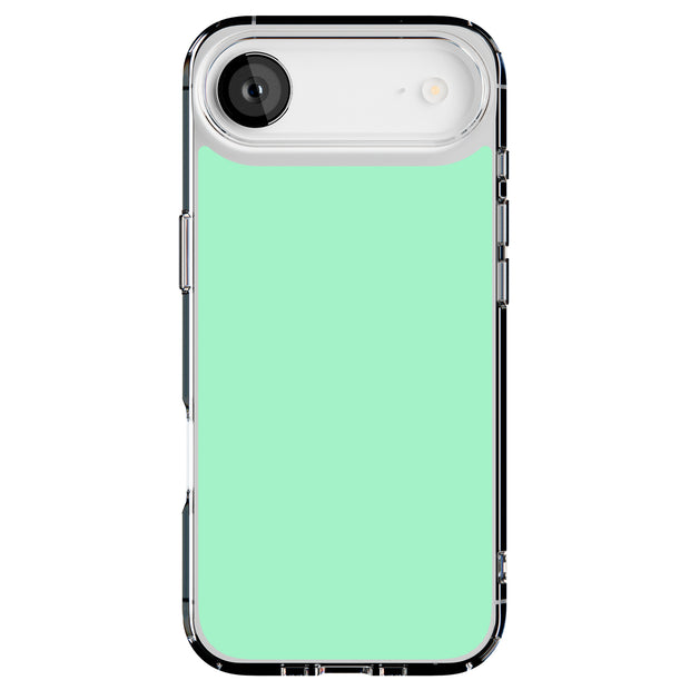 Mint Green Tough Cases For Apple iPhone (17, 16, 15, 14, 13, 12, 11, X, SE, 8, 7/ Air, Plus, Pro, Max, Mini, XR, XS), Print in USA