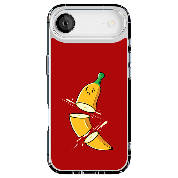 Cartoon Banana Tough Cases For Apple iPhone (17, 16, 15, 14, 13, 12, 11, X, SE, 8, 7/ Air, Plus, Pro, Max, Mini, XR, XS), Print in USA
