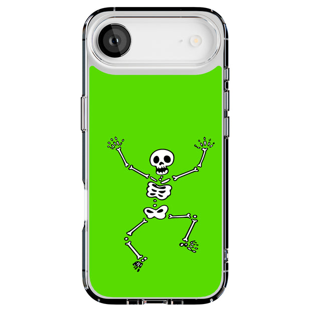 Skeleton Dance Tough Cases For Apple iPhone (17, 16, 15, 14, 13, 12, 11, X, SE, 8, 7/ Air, Plus, Pro, Max, Mini, XR, XS), Print in USA