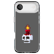 Skull Pixel Tough Cases For Apple iPhone (17, 16, 15, 14, 13, 12, 11, X, SE, 8, 7/ Air, Plus, Pro, Max, Mini, XR, XS), Print in USA