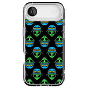 Alien wear Hat Tough Cases For Apple iPhone (17, 16, 15, 14, 13, 12, 11, X, SE, 8, 7/ Air, Plus, Pro, Max, Mini, XR, XS), Print in USA