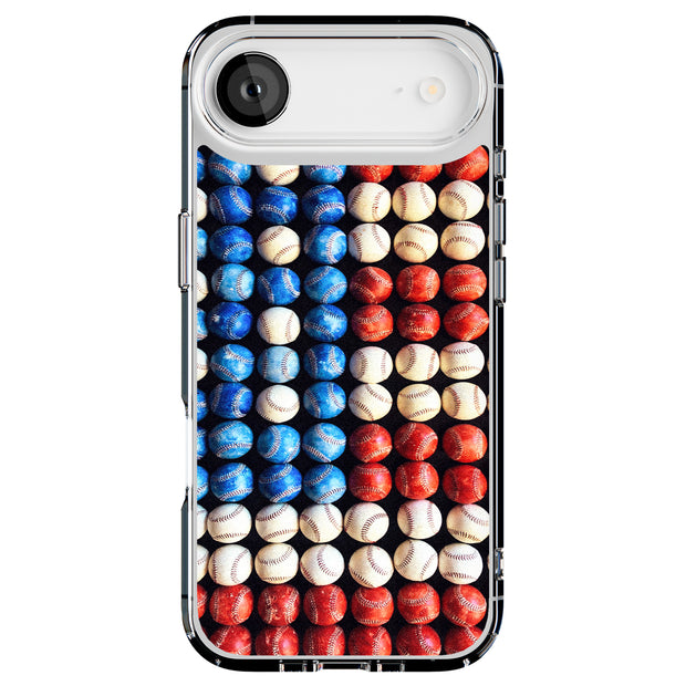 USA Baseball Tough Cases For Apple iPhone (17, 16, 15, 14, 13, 12, 11, X, SE, 8, 7/ Air, Plus, Pro, Max, Mini, XR, XS), Print in USA