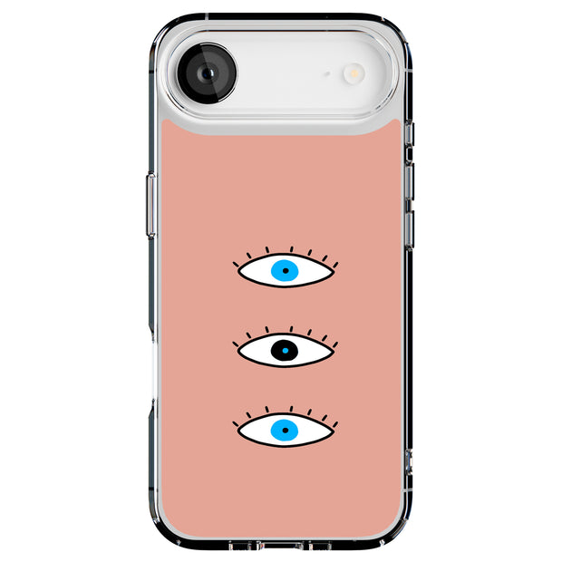 Evil Eye Blue Tough Cases For Apple iPhone (17, 16, 15, 14, 13, 12, 11, X, SE, 8, 7/ Air, Plus, Pro, Max, Mini, XR, XS), Print in USA
