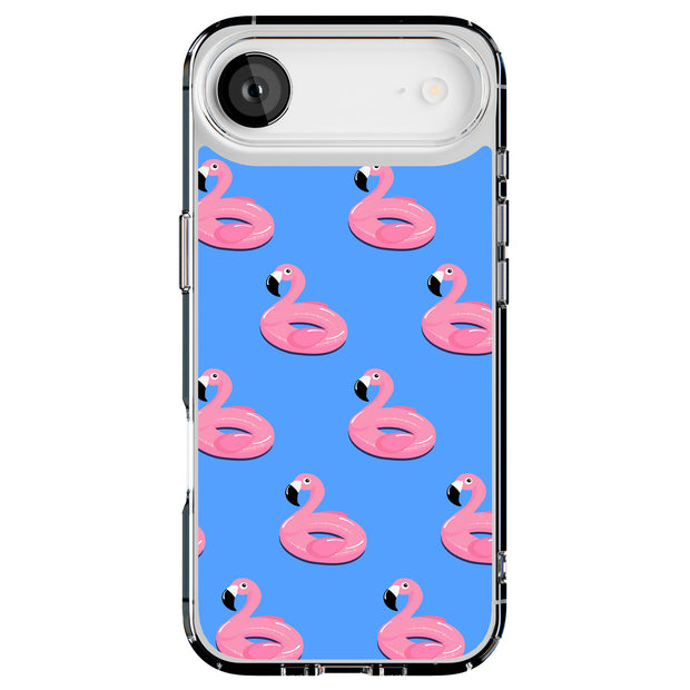 Cute Flamingo Tough Cases For Apple iPhone (17, 16, 15, 14, 13, 12, 11, X, SE, 8, 7/ Air, Plus, Pro, Max, Mini, XR, XS), Print in USA