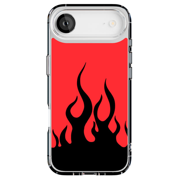 Fire Flames Tough Cases For Apple iPhone (17, 16, 15, 14, 13, 12, 11, X, SE, 8, 7/ Air, Plus, Pro, Max, Mini, XR, XS), Print in USA