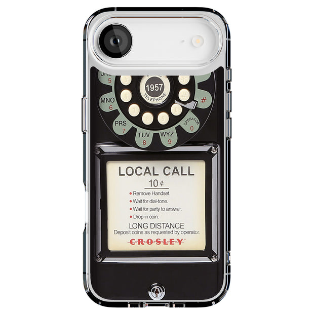 Retro Payphone Tough Cases For Apple iPhone (17, 16, 15, 14, 13, 12, 11, X, SE, 8, 7/ Air, Plus, Pro, Max, Mini, XR, XS), Print in USA