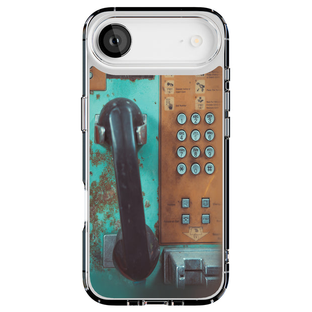 Old Payphone Tough Cases For Apple iPhone (17, 16, 15, 14, 13, 12, 11, X, SE, 8, 7/ Air, Plus, Pro, Max, Mini, XR, XS), Print in USA