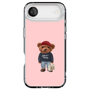 Hey Teddy Bear Tough Cases For Apple iPhone (17, 16, 15, 14, 13, 12, 11, X, SE, 8, 7/ Air, Plus, Pro, Max, Mini, XR, XS), Print in USA