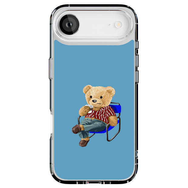 Kickback Teddy Tough Cases For Apple iPhone (17, 16, 15, 14, 13, 12, 11, X, SE, 8, 7/ Air, Plus, Pro, Max, Mini, XR, XS), Print in USA
