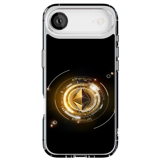 Ethereum Crypto Tough Cases For Apple iPhone (17, 16, 15, 14, 13, 12, 11, X, SE, 8, 7/ Air, Plus, Pro, Max, Mini, XR, XS), Print in USA