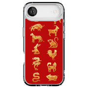 Chinese zodiac1 Tough Cases For Apple iPhone (17, 16, 15, 14, 13, 12, 11, X, SE, 8, 7/ Air, Plus, Pro, Max, Mini, XR, XS), Print in USA