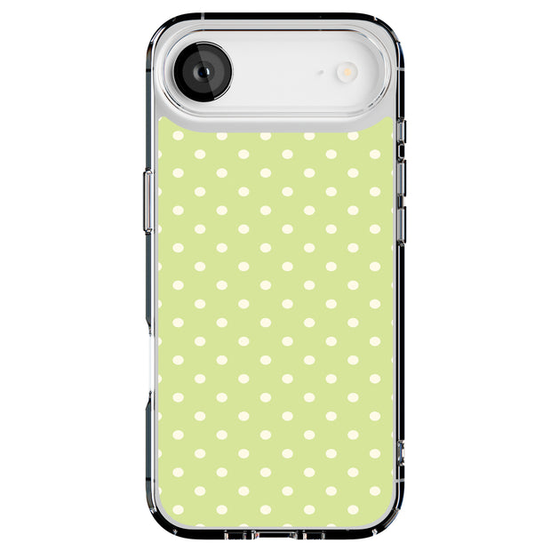 Yellow Dot Tough Cases For Apple iPhone (17, 16, 15, 14, 13, 12, 11, X, SE, 8, 7/ Air, Plus, Pro, Max, Mini, XR, XS), Print in USA