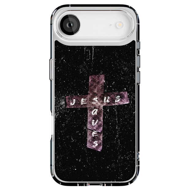 Jesus Saves 1 Tough Cases For Apple iPhone (17, 16, 15, 14, 13, 12, 11, X, SE, 8, 7/ Air, Plus, Pro, Max, Mini, XR, XS), Print in USA
