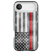 Thin Red Line Tough Cases For Apple iPhone (17, 16, 15, 14, 13, 12, 11, X, SE, 8, 7/ Air, Plus, Pro, Max, Mini, XR, XS), Print in USA