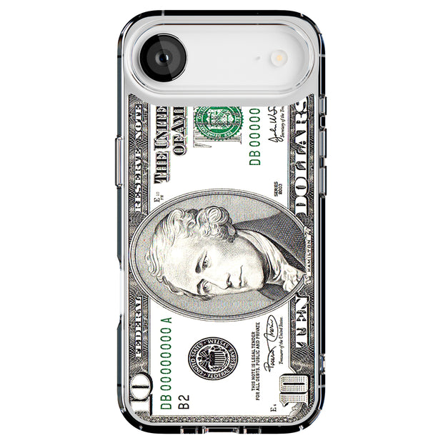 10 Dollars Bill Tough Cases For Apple iPhone (17, 16, 15, 14, 13, 12, 11, X, SE, 8, 7/ Air, Plus, Pro, Max, Mini, XR, XS), Print in USA