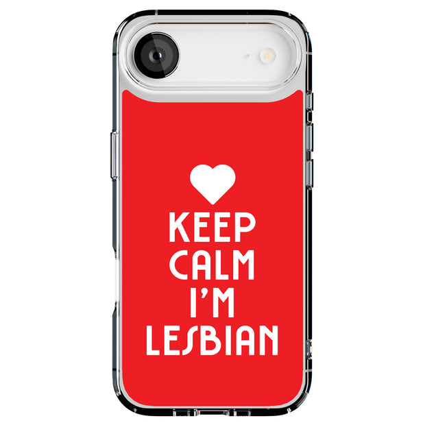 Keep Calm LGBT Tough Cases For Apple iPhone (17, 16, 15, 14, 13, 12, 11, X, SE, 8, 7/ Air, Plus, Pro, Max, Mini, XR, XS), Print in USA