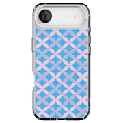 Petals Blue Tough Cases For Apple iPhone (17, 16, 15, 14, 13, 12, 11, X, SE, 8, 7/ Air, Plus, Pro, Max, Mini, XR, XS), Print in USA