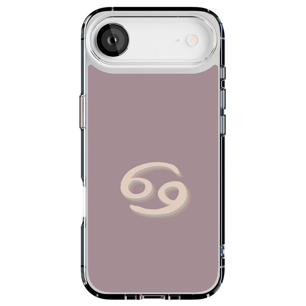 Cancer Zodiac Tough Cases For Apple iPhone (17, 16, 15, 14, 13, 12, 11, X, SE, 8, 7/ Air, Plus, Pro, Max, Mini, XR, XS), Print in USA