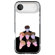 BTS KPOP 8 Tough Cases For Apple iPhone (17, 16, 15, 14, 13, 12, 11, X, SE, 8, 7/ Air, Plus, Pro, Max, Mini, XR, XS), Print in USA