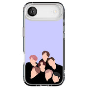 BTS KPOP 9 Tough Cases For Apple iPhone (17, 16, 15, 14, 13, 12, 11, X, SE, 8, 7/ Air, Plus, Pro, Max, Mini, XR, XS), Print in USA