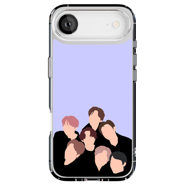 BTS KPOP 9 Tough Cases For Apple iPhone (17, 16, 15, 14, 13, 12, 11, X, SE, 8, 7/ Air, Plus, Pro, Max, Mini, XR, XS), Print in USA
