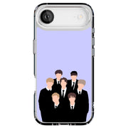 BTS KPOP 10 Tough Cases For Apple iPhone (17, 16, 15, 14, 13, 12, 11, X, SE, 8, 7/ Air, Plus, Pro, Max, Mini, XR, XS), Print in USA