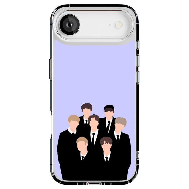 BTS KPOP 10 Tough Cases For Apple iPhone (17, 16, 15, 14, 13, 12, 11, X, SE, 8, 7/ Air, Plus, Pro, Max, Mini, XR, XS), Print in USA