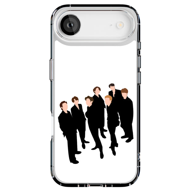 BTS Bangtan 12 Tough Cases For Apple iPhone (17, 16, 15, 14, 13, 12, 11, X, SE, 8, 7/ Air, Plus, Pro, Max, Mini, XR, XS), Print in USA