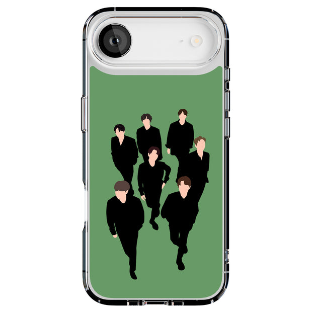 BTS Bangtan 14 Tough Cases For Apple iPhone (17, 16, 15, 14, 13, 12, 11, X, SE, 8, 7/ Air, Plus, Pro, Max, Mini, XR, XS), Print in USA