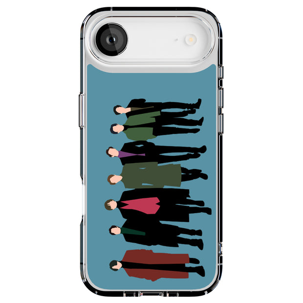 BTS Bangtan 16 Tough Cases For Apple iPhone (17, 16, 15, 14, 13, 12, 11, X, SE, 8, 7/ Air, Plus, Pro, Max, Mini, XR, XS), Print in USA