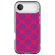 Flower Pink Tough Cases For Apple iPhone (17, 16, 15, 14, 13, 12, 11, X, SE, 8, 7/ Air, Plus, Pro, Max, Mini, XR, XS), Print in USA