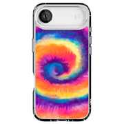 Tie Dye Circle Tough Cases For Apple iPhone (17, 16, 15, 14, 13, 12, 11, X, SE, 8, 7/ Air, Plus, Pro, Max, Mini, XR, XS), Print in USA