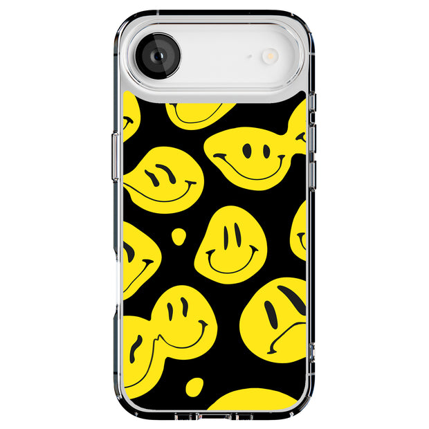Smiley Face Tough Cases For Apple iPhone (17, 16, 15, 14, 13, 12, 11, X, SE, 8, 7/ Air, Plus, Pro, Max, Mini, XR, XS), Print in USA