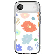 Flower Design 1 Tough Cases For Apple iPhone (17, 16, 15, 14, 13, 12, 11, X, SE, 8, 7/ Air, Plus, Pro, Max, Mini, XR, XS), Print in USA