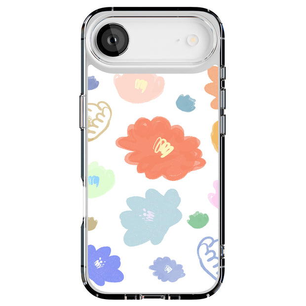 Flower Design 1 Tough Cases For Apple iPhone (17, 16, 15, 14, 13, 12, 11, X, SE, 8, 7/ Air, Plus, Pro, Max, Mini, XR, XS), Print in USA