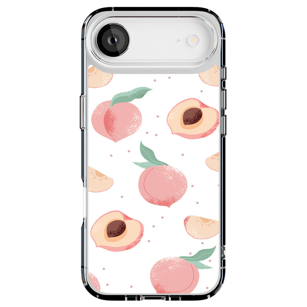Juicy Peach Tough Cases For Apple iPhone (17, 16, 15, 14, 13, 12, 11, X, SE, 8, 7/ Air, Plus, Pro, Max, Mini, XR, XS), Print in USA